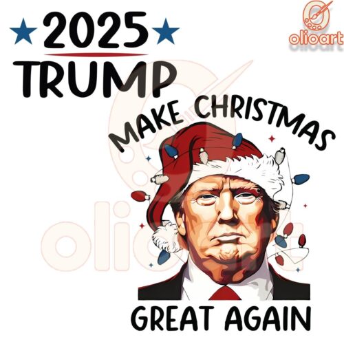 2025 Trump PNG Make Christmas Great Again in Style