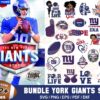 72 SVGs for New York Giants Fans Ultimate Football Bundle