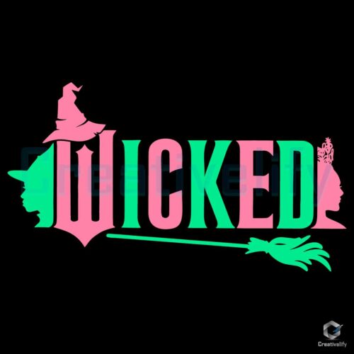 Wicked Wizard Of Oz Svg Pink And Green Magic