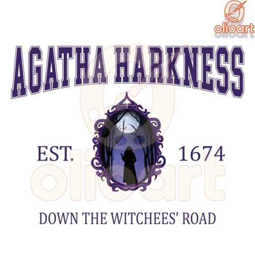 Agatha Harkness 1674 Witches Road Magic SVG PNG