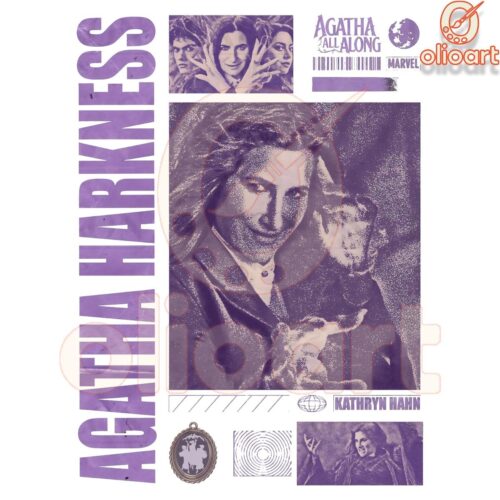 Agatha Harkness Agatha All Along PNG Featuring Kathryn Hahn