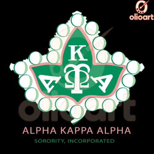 AKA Alpha Kappa Alpha Sorority Inc SVG Design