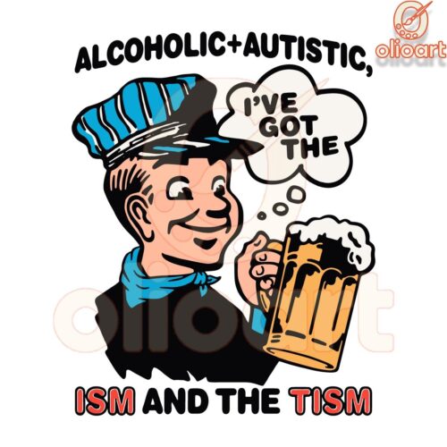 Alcoholic Autistic Embracing the ISM and TISM in PNG Style