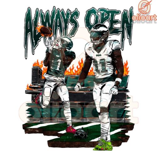 Always Open AJ Brown PNG Philadelphia Eagles Pride