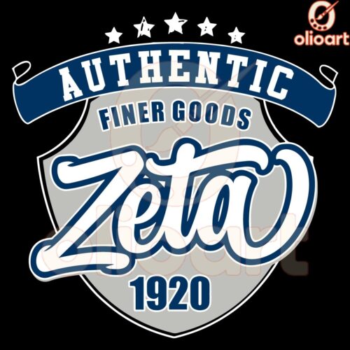 Authentic Vintage Zeta Phi Beta 1920 SVG Design