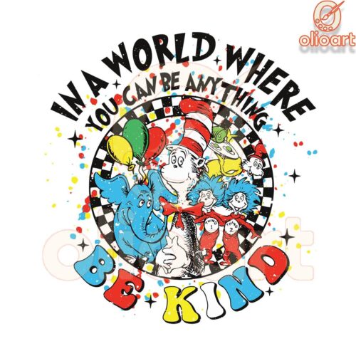 Be Anything You Dream SVG Dr Seuss Inspired Design