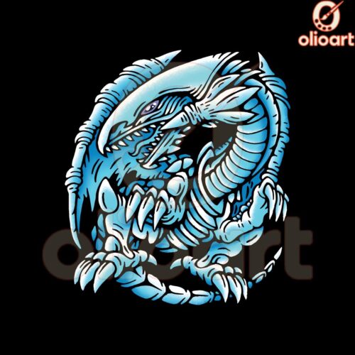 BlueEyes White Dragon TieDye Magic YuGiOh PNG