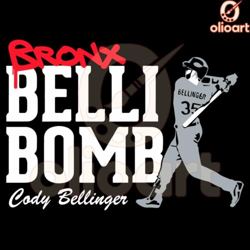 Bronx Belli Bomb Cody Bellinger SVG Design