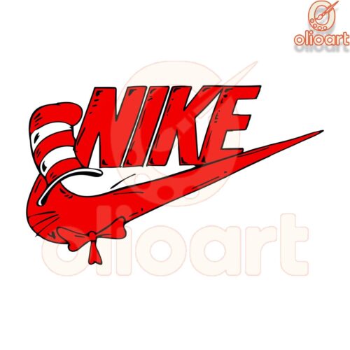 Cat in the Hat Nike SVG Design File