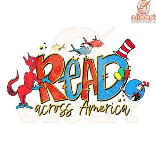 Celebrate Book Day with Dr Seuss Fox in Socks SVG or PNG