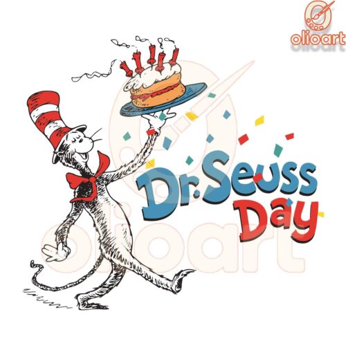 Celebrate Dr Seuss Day with Cat in the Hat SVG Design