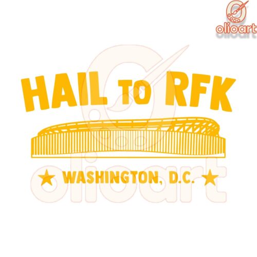 Celebrate RFK Washington Commanders Football with SVG Art