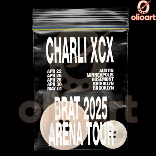 Charli XCX Brat 2025 Tour SVG Design