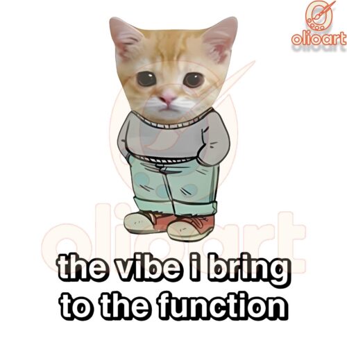 Chill Cat Vibes PNG The Cool You Bring to the Function