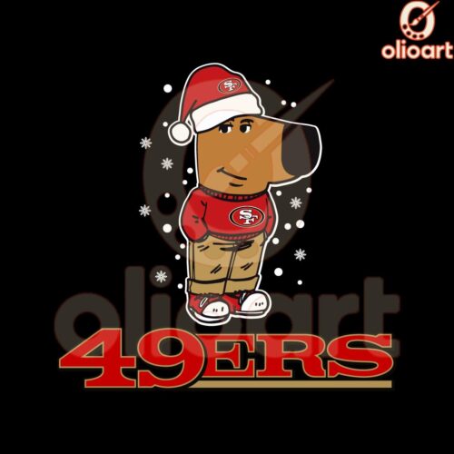 Chill Guy Christmas 49ers Football SVG Magic