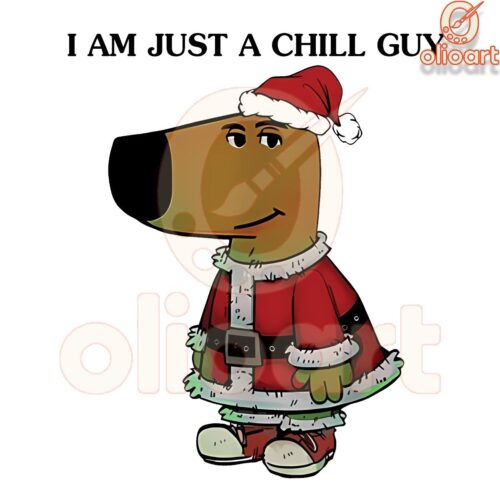 Chill Santa Meme Relaxed Vibes PNG