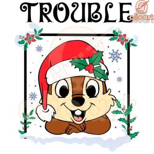 Chip and Dales Mischievous Reindeer Christmas SVG