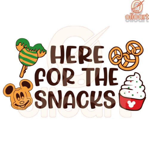 Christmas Snacks SVG Here for the Festive Treats