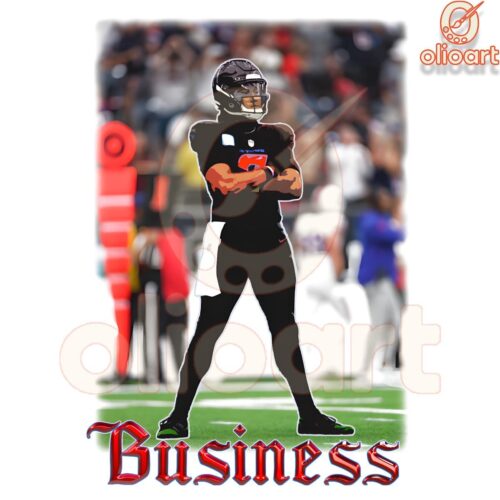 CJ Stroud Standing Tall for Business Houston Texans PNG