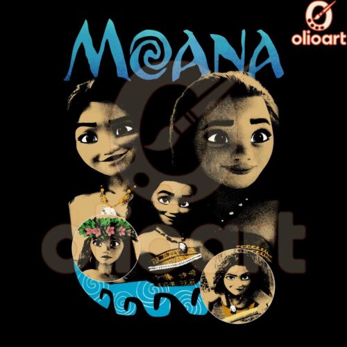 Classic Moana Cartoon Vintage Disney PNG