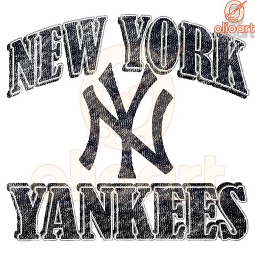 Classic NY Yankees Baseball Logo SVG PNG