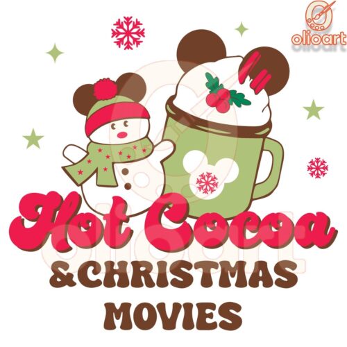 Cozy Hot Cocoa Disney Magic Christmas Movies PNG