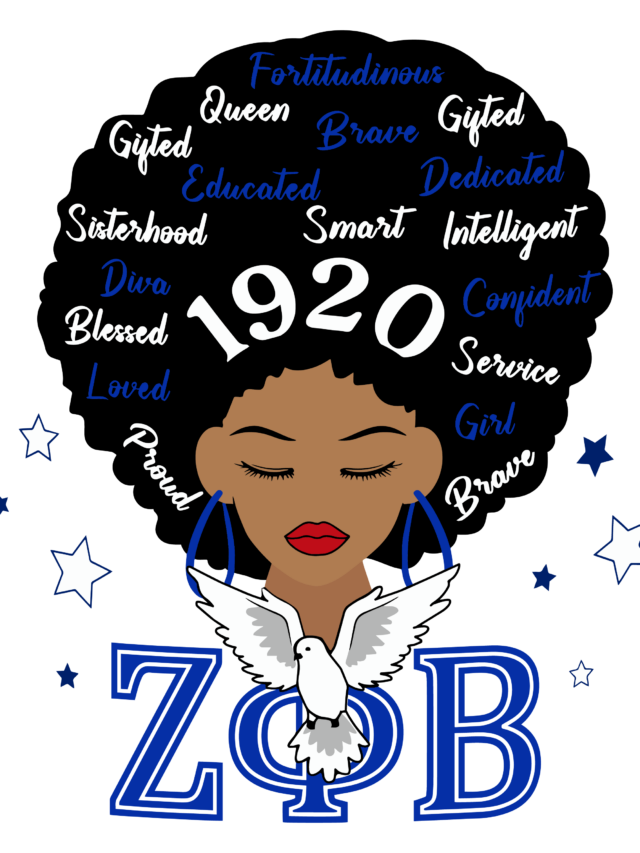 Zeta Phi Beta SVG PNG Files – Perfect for Crafting & Printing Projects