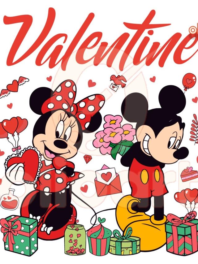 Disney Valentine SVG & PNG: Magical Love Designs for Your Special Day!