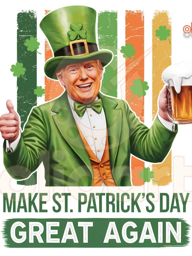 Trump St. Patrick’s Day SVG PNG: Festive Designs for Your Projects!