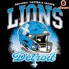 Detroit Lions Vintage Logo Classic NFL Style in PNG Format