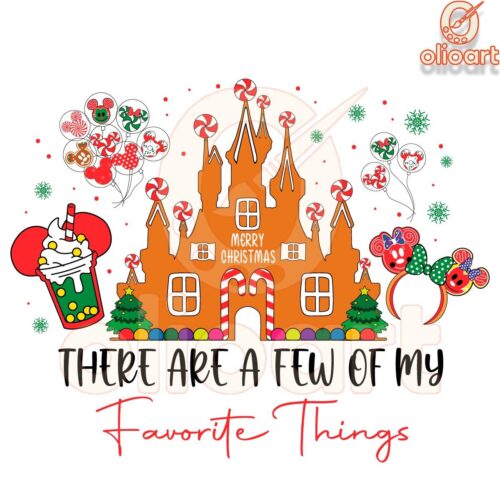 Disney Christmas Snacks SVG My Favorite Festive Things