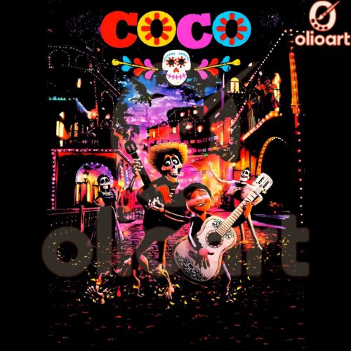 Disney Coco Movie Poster in Stunning PNG Format