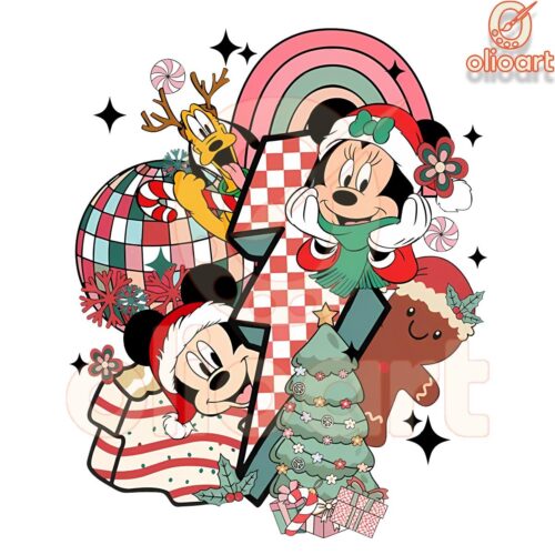 Disney Magic Merry Christmas Friends Lightning PNG