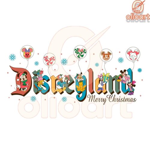 Disney Mouse Balloon Christmas Magic PNG