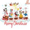 Disney Train Mouse Friends Merry Christmas PNG Delight