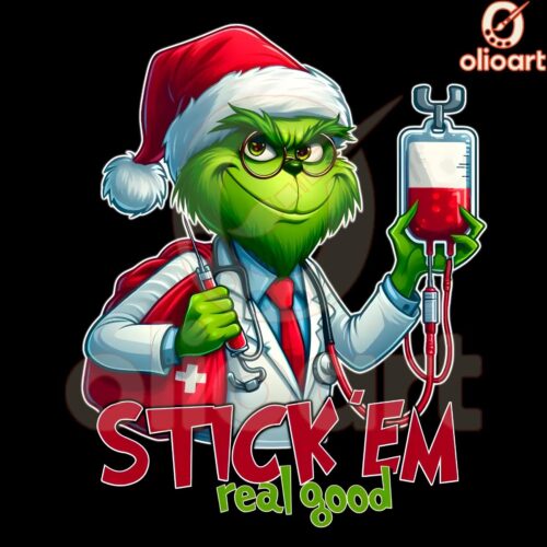 Doctor Grinch PNG Stick Em Real Good in Style