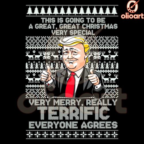 Donald Trump Hilarious Merry Christmas SVG Extravaganza