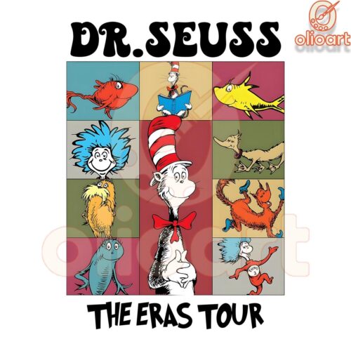 Dr Seuss Eras Tour Characters PNG Download Iconic Fun