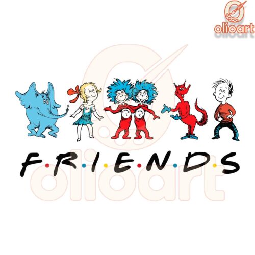 Dr Seuss Friends Cat in the Hat Things 1 2 PNG Magic