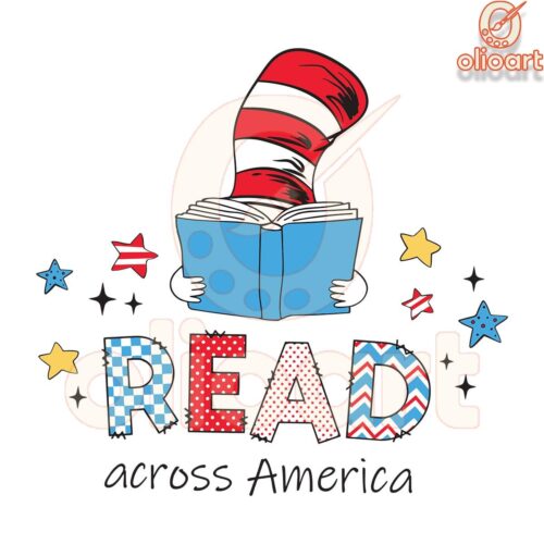 Dr Seuss Read Across America SVG Download for Craft Lovers