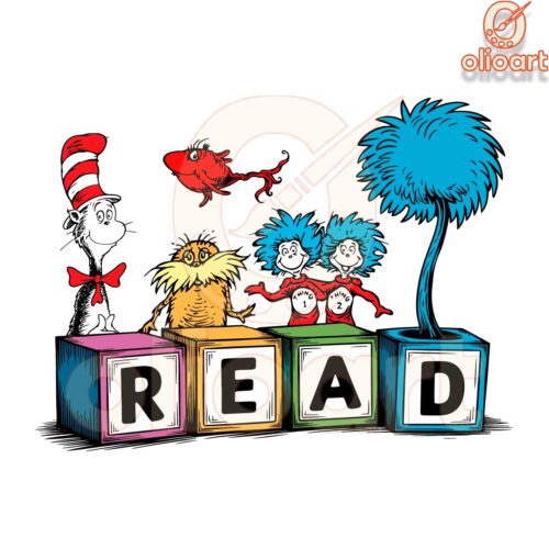 Dr Seuss SVG Celebrate Happy Reading Book Day in Style