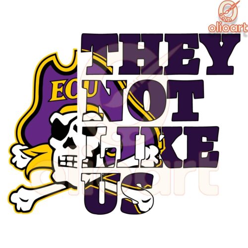 East Carolina Pirates Football PNG Theyre Not Like Us