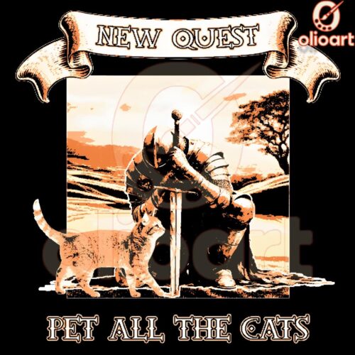 Embark on a New Quest Pet All the Cats PNG Adventure