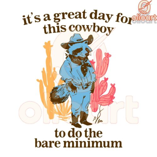 Every Cowboys Chill Vibe Bare Minimum Day SVG