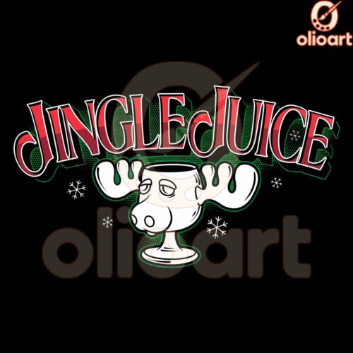 Festive Moose Mug Fun Jingle Juice Christmas PNG