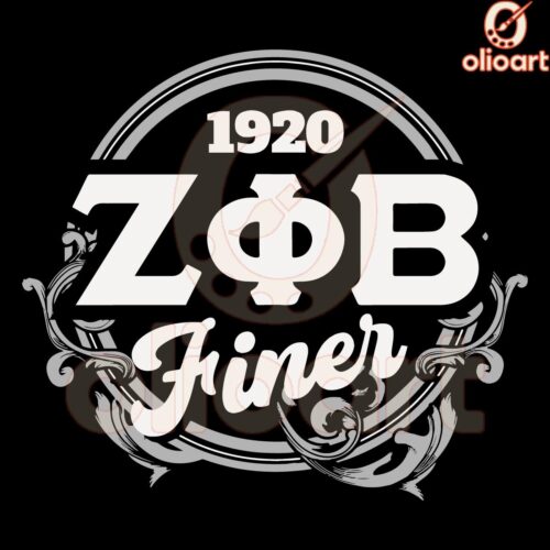 Finer Woman SVG Zeta Phi Beta Sorority 1920 Design