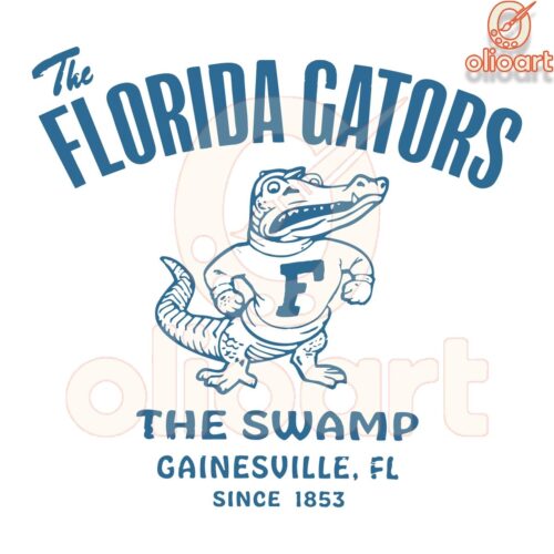 Florida Gators Football SVG The Swamp Logo Design