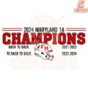 Fort Hill Football SVG 2024 Maryland State Champs Design