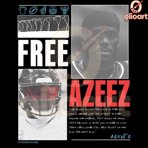 Free Azeez Al Shaair Houston Texans PNG Design