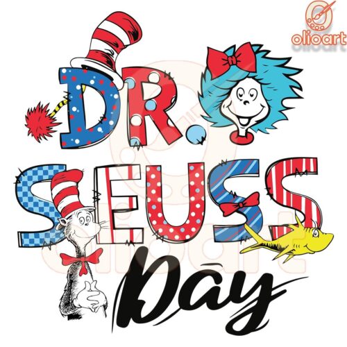 Funny Dr Seuss Characters SVG Digital Download for Crafting Fun